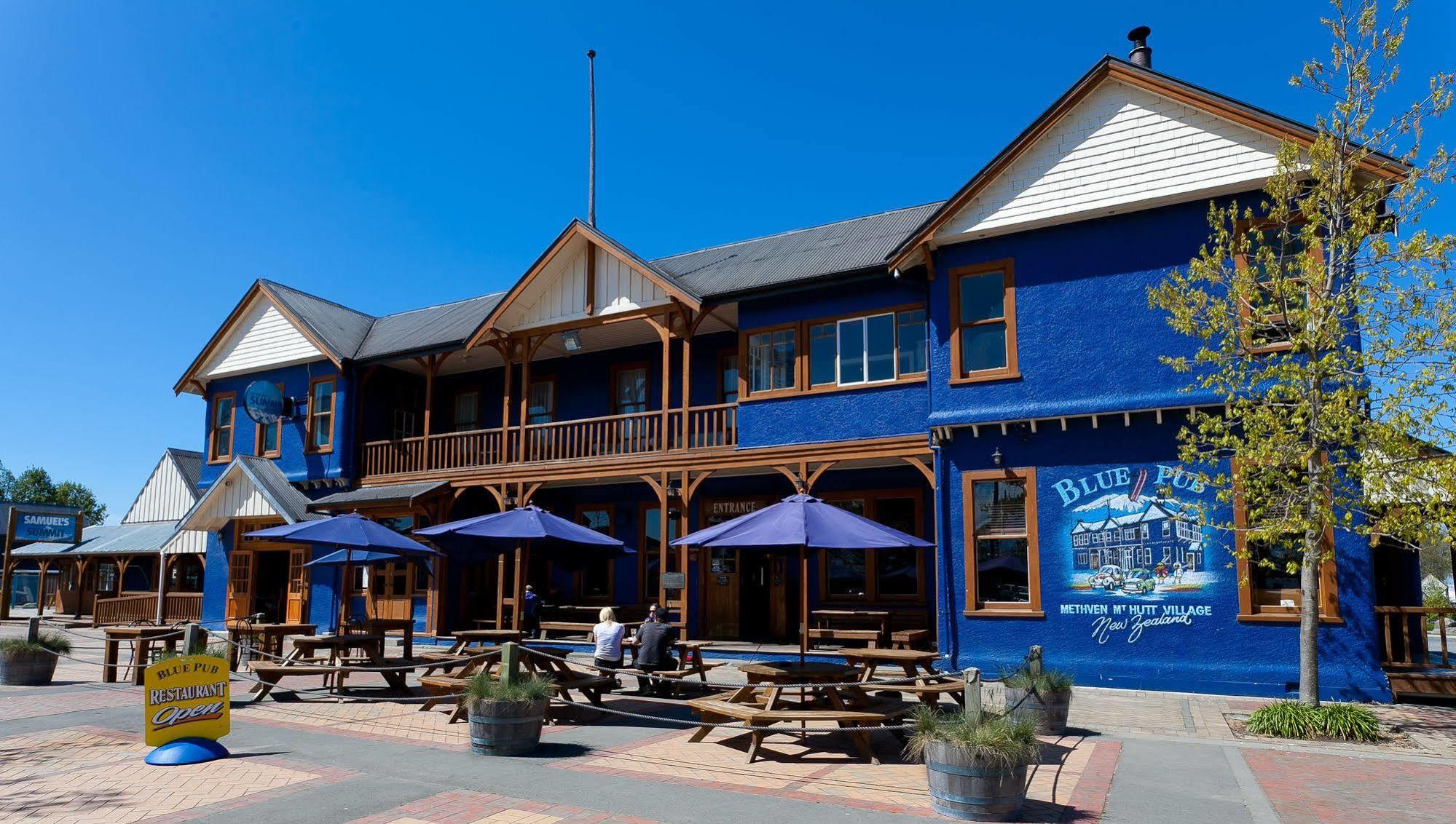The Blue Pub Hotel Methven Kültér fotó